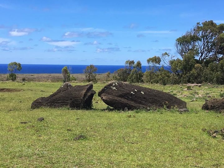 <p>All of the Moai were eventually destroyed, and can be seen crumbled and fallen all over Easter Island, but some sites have been fully restored for your viewing pleasure. See more on <a href="https://instagram.com/mylifesatravelmovie" target="_blank" role="link" rel="nofollow" class=" js-entry-link cet-external-link" data-vars-item-name="Instagram" data-vars-item-type="text" data-vars-unit-name="5a2c0852e4b0d7c3f2622313" data-vars-unit-type="buzz_body" data-vars-target-content-id="https://instagram.com/mylifesatravelmovie" data-vars-target-content-type="url" data-vars-type="web_external_link" data-vars-subunit-name="article_body" data-vars-subunit-type="component" data-vars-position-in-subunit="4">Instagram</a>.</p>