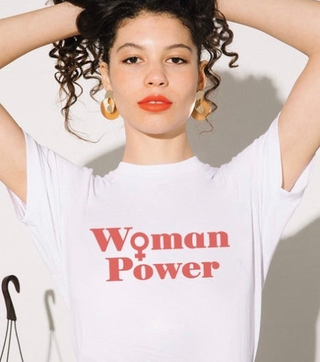 The Style Club’s "Woman Power" t-shirt benefitting FCancer