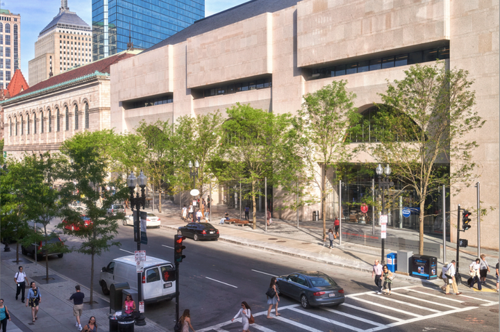<p>Boston Public Library, Boston, MA, 2016. Photo © Millicent Harvey, courtesy Reed Hilderbrand.</p>