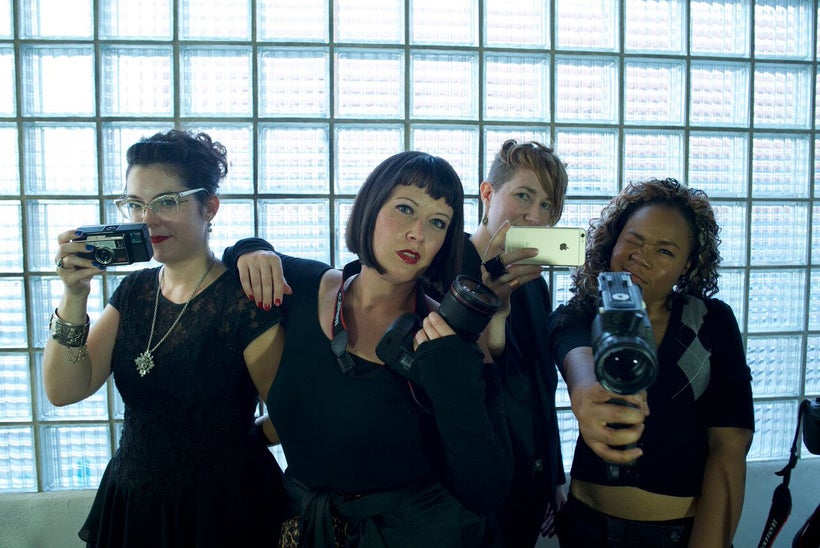 Members of Cinefemme: Jenny Payne, Michelle Kantor, Rory Gory, Lagueria Davis