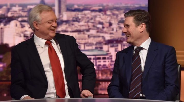 David Davis and Keir Starmer were guests on the Andrew Marr Show