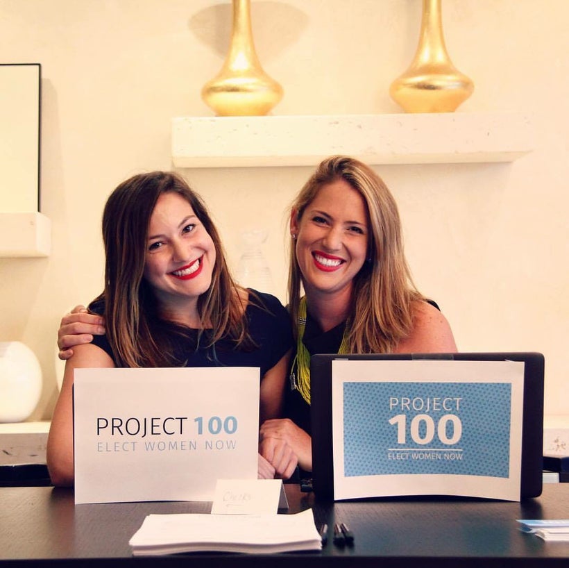 Project 100 Co-founders Isabel Kaplan (left) and Danielle Gram, want to support women running for Congress.