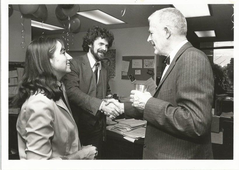 With my husband Bob Sassaman and Common Cause Chairman Archibald Cox in the mid-1980s.