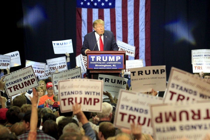 A November 21, 2015 campaign rally where Trump claimed to have watched thousands of American Muslims celebrate 9/11.