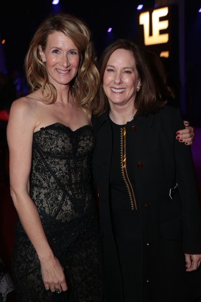 Laura Dern and Kathleen Kennedy attend the after party for the world premiere of Star Wars: The Last Jedi