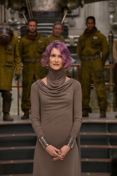Laura Dern is Amilyn Holdo in The Last Jedi