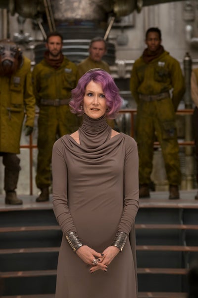 Laura Dern is Amilyn Holdo in <em>The Last Jedi</em>