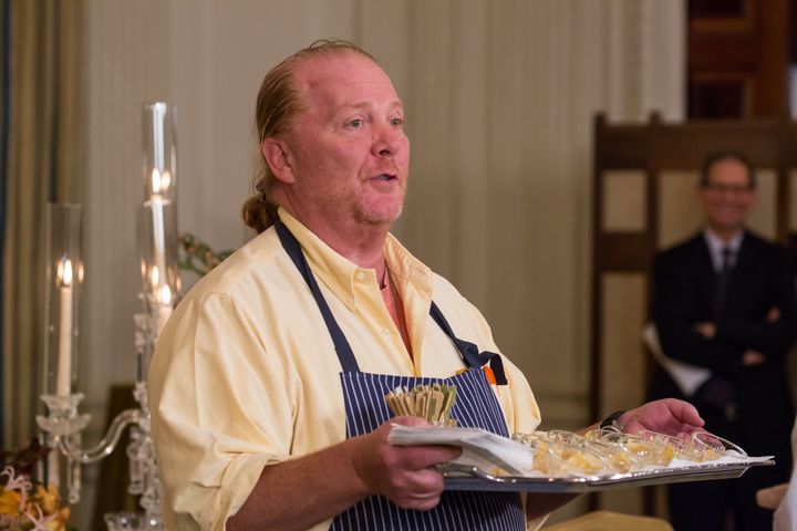 Mario Batali in the White House in 2016.