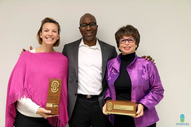 Jen Crozier, IBM Foundation President; Donnovan Andrews, CEO, Overture; and Valerie Jarrett, Civic Leader and Former Senior A