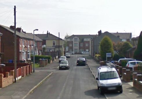 The blaze occurred at a house in Jackson Street, Walkden 