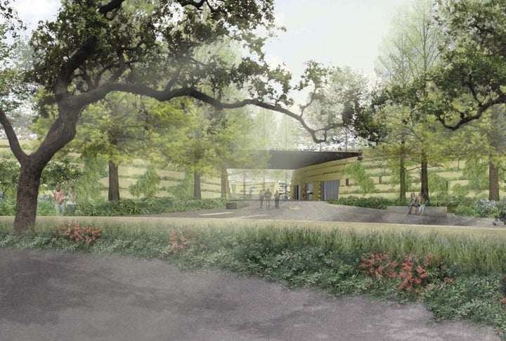 San Antonio Botanical Garden, San Antonio, TX. Rendering courtesy Ten Eyck Landscape Architects.