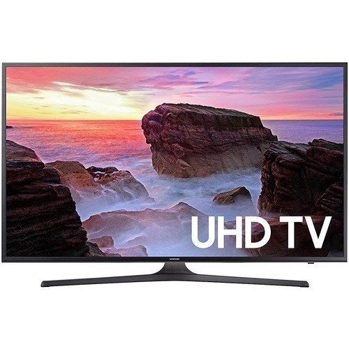 Samsung 50 Inch 4K HDR Ultra HD LED Smart TV UN50MU6300. 13% off from $549. <a href="https://jet.com/product/Samsung-50-Inch-4K-HDR-Ultra-HD-LED-Smart-TV-UN50MU6300-2017-Model/823fbb41b264471cbe41c5adbcdeb932" target="_blank" role="link" class=" js-entry-link cet-external-link" data-vars-item-name="Now $478" data-vars-item-type="text" data-vars-unit-name="5a2e91d4e4b073789f6b6954" data-vars-unit-type="buzz_body" data-vars-target-content-id="https://jet.com/product/Samsung-50-Inch-4K-HDR-Ultra-HD-LED-Smart-TV-UN50MU6300-2017-Model/823fbb41b264471cbe41c5adbcdeb932" data-vars-target-content-type="url" data-vars-type="web_external_link" data-vars-subunit-name="article_body" data-vars-subunit-type="component" data-vars-position-in-subunit="13"><strong>Now $478</strong></a>.