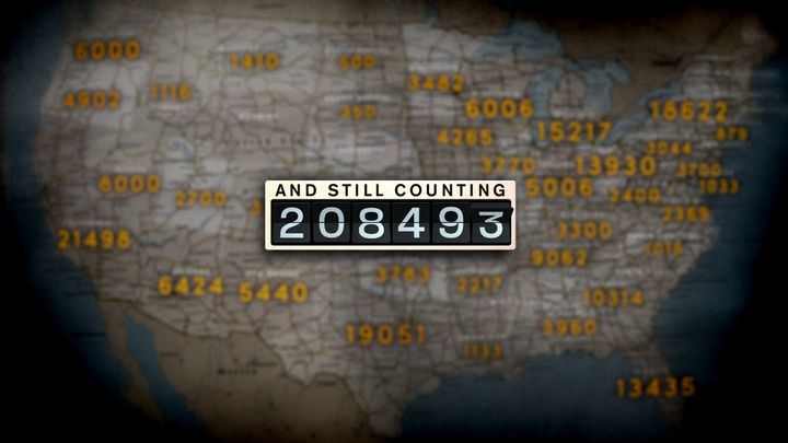 Number of untested rape kits in the USA