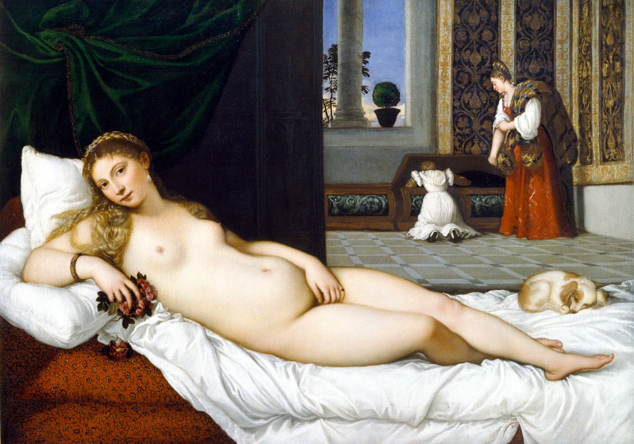 Titian's "Venus of Urbino," made in 1538.