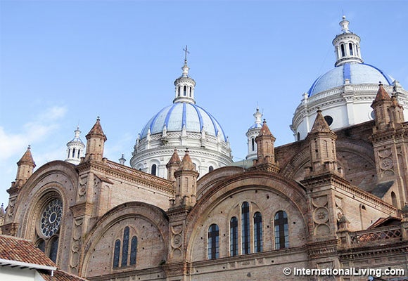 The Blue Domes, Cuenca, Ecuador.