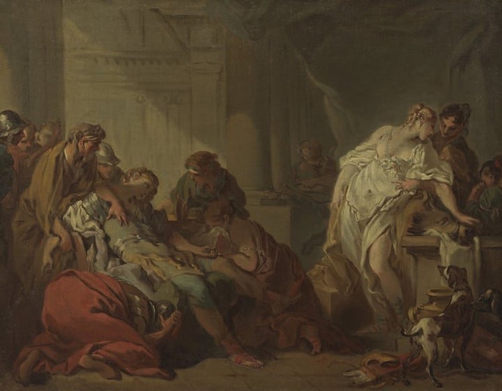 Death of Meleager by François Boucher, 1727