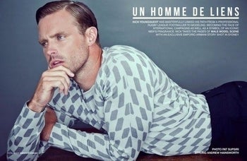 Nick Youngquest of DT Model Mangement