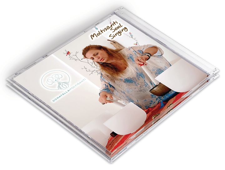 Image for Donatella Moltisanti’s sound healing CD, featured prominently in her press kit 