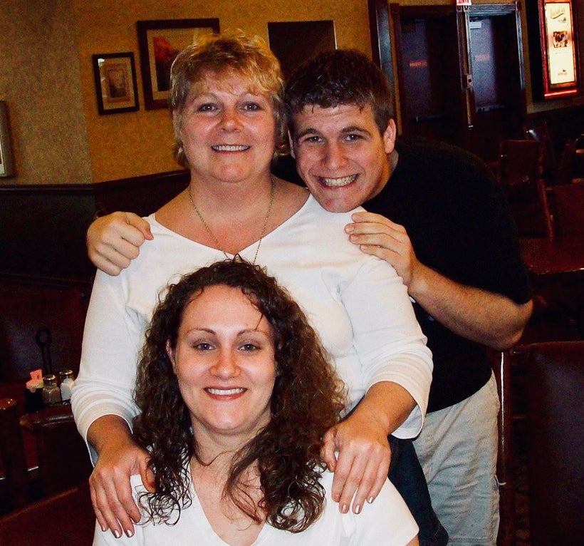 Deana with her two children, Amanda and Logan.