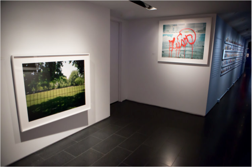 Installation view of <em>Marcus Garvey Park</em> (left) and <em>West 124th Street and Lenox Avenue</em> (right), both from De