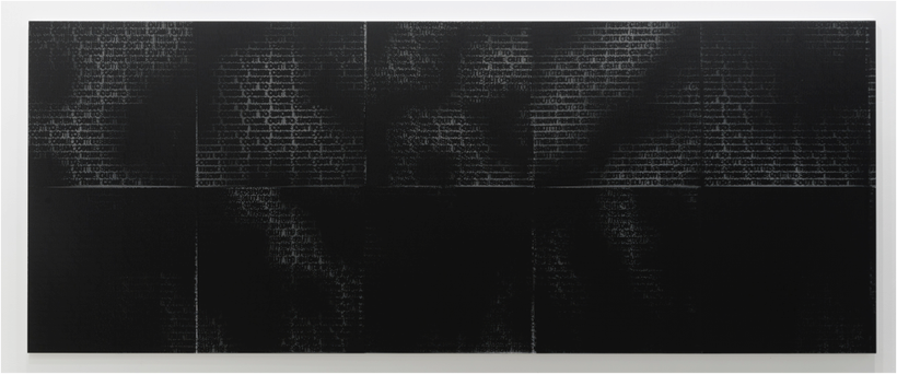 <em>Come Out #15 </em>from Glenn Ligon, 2015