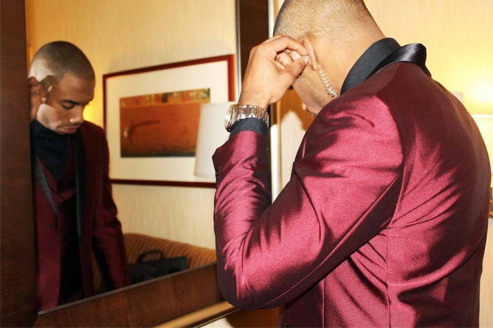 <p>Marc Banks preparing for the Congressional Black Caucus Foundation’s Annual Legislative Conference culminating event, the Phoenix Awards</p>