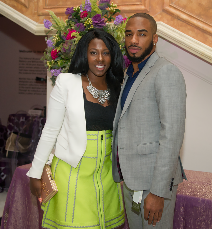 <p>Marc Banks with Congressional Black Caucus Foundation’s colleague, Carahna Magwood</p>