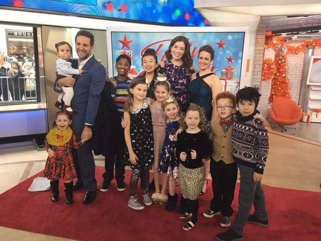 On the set of NBC’s Today show.