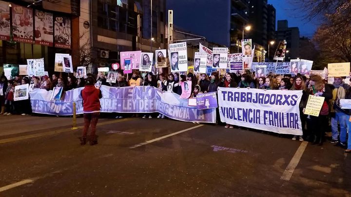 #NiUnaMenos march in Cordoba, Argentina 2016