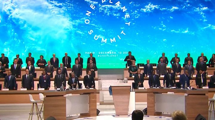 A series of initiatives were unveiled at the "One Planet Summit" held in Paris