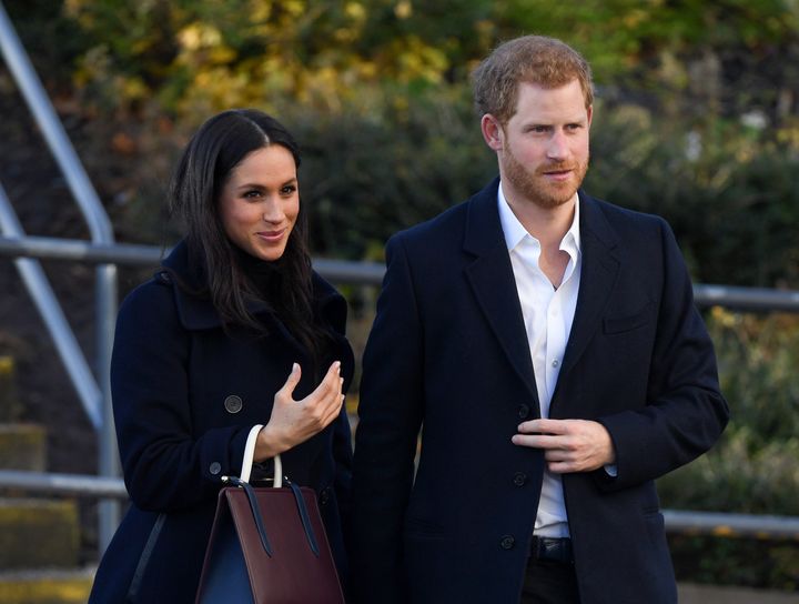 Prince Harry and Meghan Markle were engaged last month 