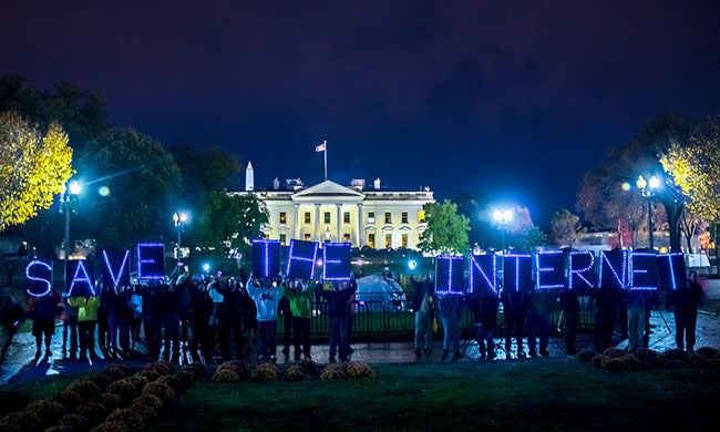 In 2014, protests demanded even stronger rules to reclassify internet service providers as “common carriers,” requiring them