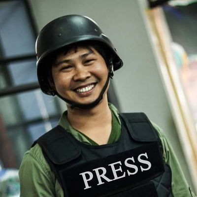 Reuters reporter Wa Lone, pictured above, was arrested in Myanmar with his colleague Kyaw Soe Oo.