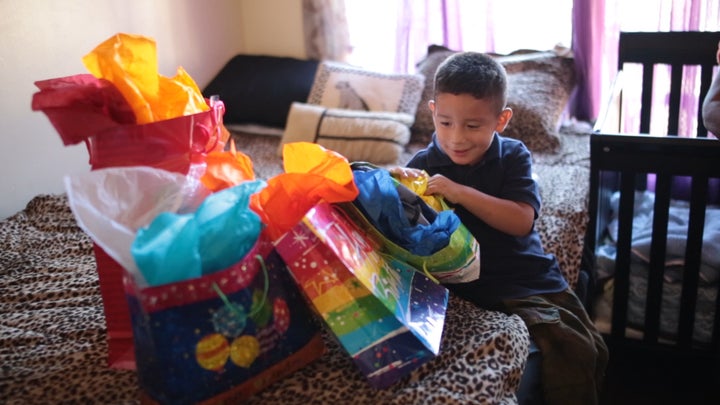 The organization has a gift-giving initiative for the holidays (which ends this week) and a way for kids to ensure children have a present on their birthdays.