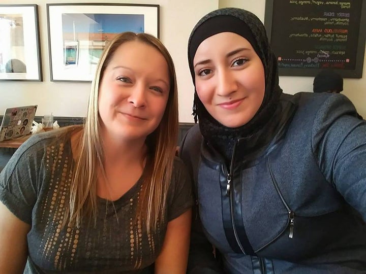 <p>Jessica Bueler and Mawda Altayan</p>