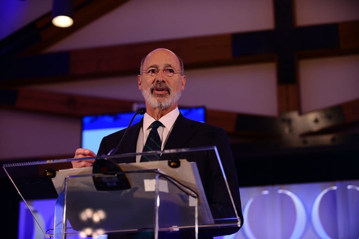 Pennsylvania Gov. Tom Wolf (D) speaks during the Geisinger National Symposium, "From Crisis to Cure: Revitalizing America's H
