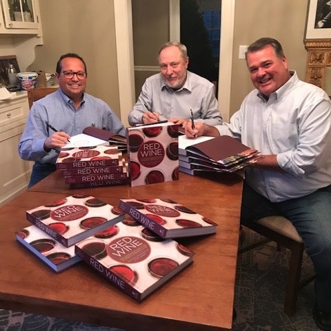 Authors, left to right: Mike DeSimone, Kevin Zraly, and Jeff Jenssen