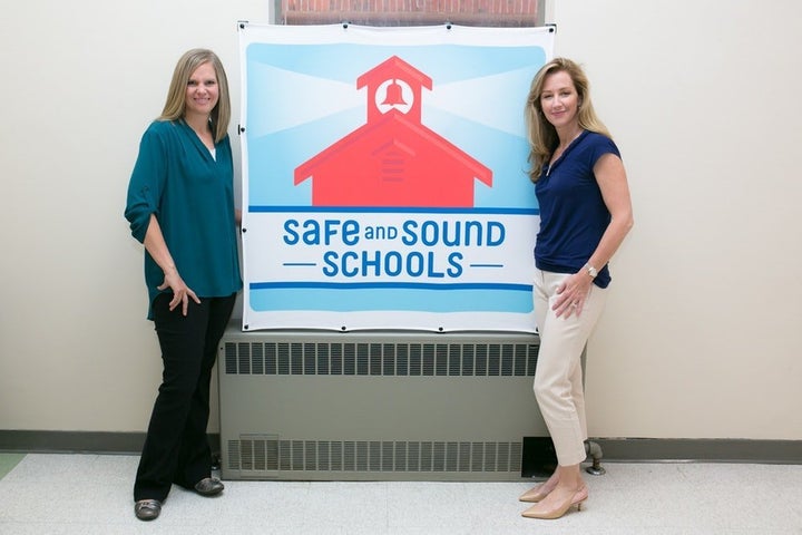 Alissa Parker and Michele Gay founded Safe and Sound Schools after their daughters were killed in the shooting at Sandy Hook Elementary School. 