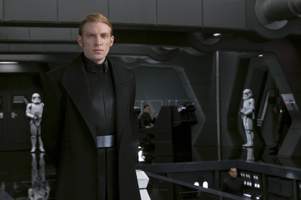 General Hux (Domhnall Gleeson) in <em>Star Wars: The Last Jedi </em>