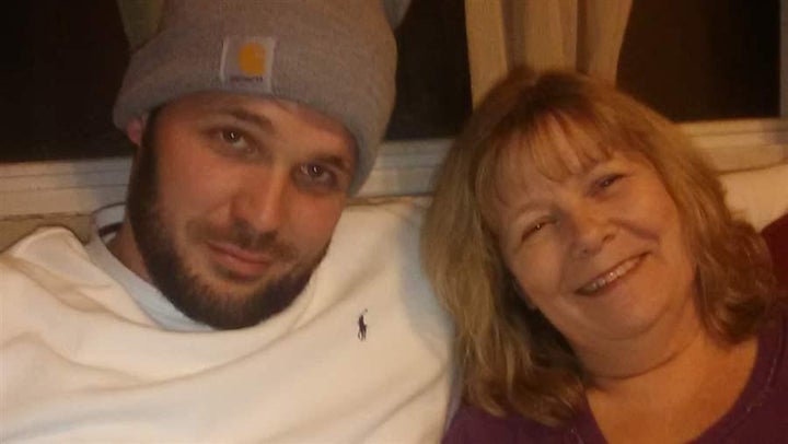 Heath Johnson, 30, poses with his mother. After multiple arrests for drug-related crimes, Johnson signed up for a LEAD program in Charleston, and is now in recovery from heroin addiction.