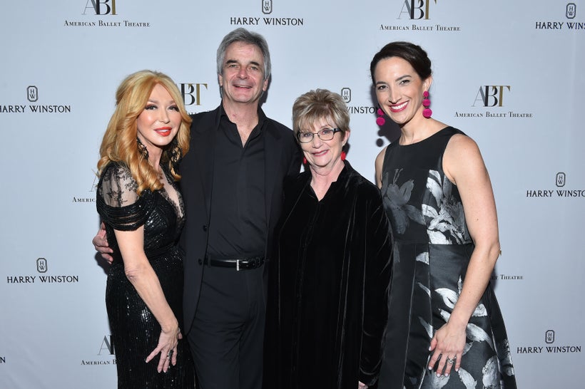 (L-R) Co-Chair Elizabeth Segerstrom, ABT Artistic Director Kevin McKenzie, honoree Judy Morr and ABT Executive Director Kara