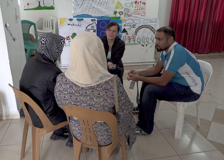 Aiysha, right, with her grandmother, Najat, left, open up about their horrific experiences in Syria