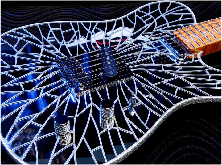 This Shattered Mirror Telecaster was made by the Fender Custom Shop for Keith Urban. 