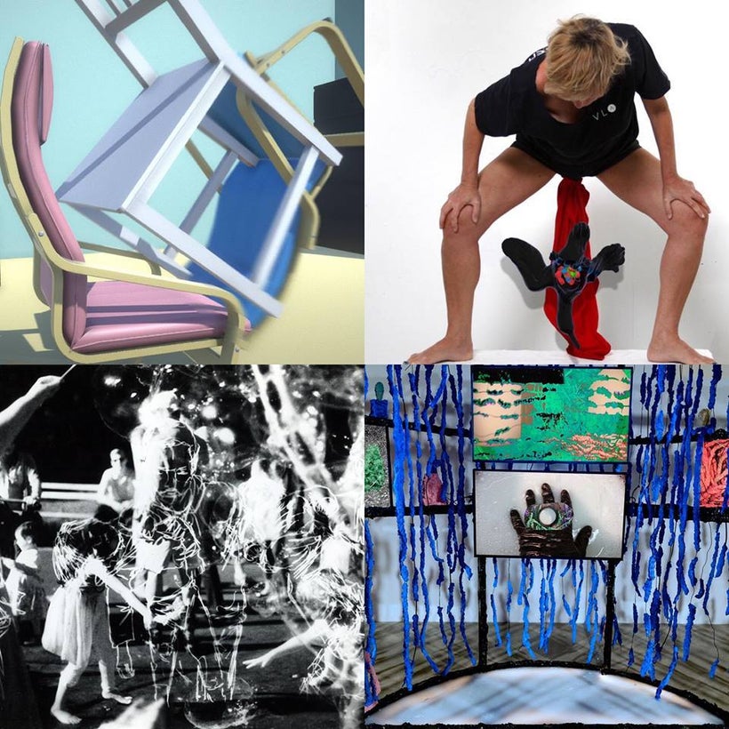 (clockwise, L->R) works by Ryan Kuo, Eva Davidova, Dakota Gearhart and Farideh Sakhaeifer