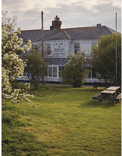 The exterior of The Sportsman restaurant in Kent, England