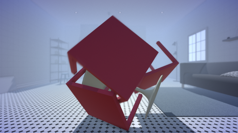 video still, <strong>Ryan Kuo, </strong><em>The Way I See It, (</em>2017) Game application, IKEA models