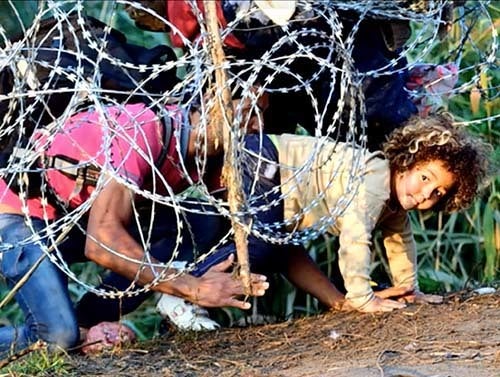 <p><em>Gripping pictures of refugees (courtesy "A Sea of Images") </em></p>