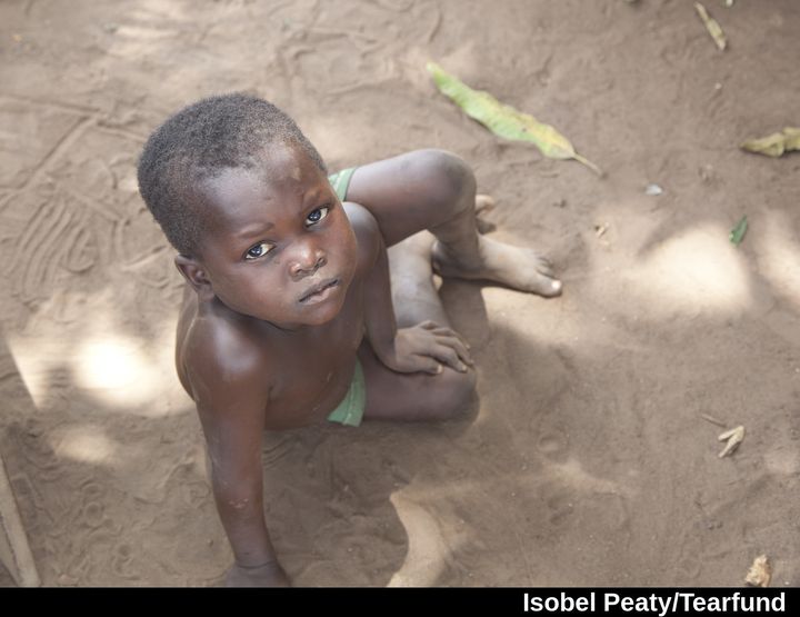 A child at one of the Central African Republic's many camps for internally displaced people