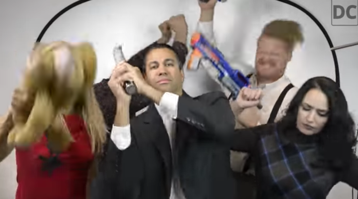 A screenshot of Pai dancing to "Harlem Shake" in the video from The Daily Caller.