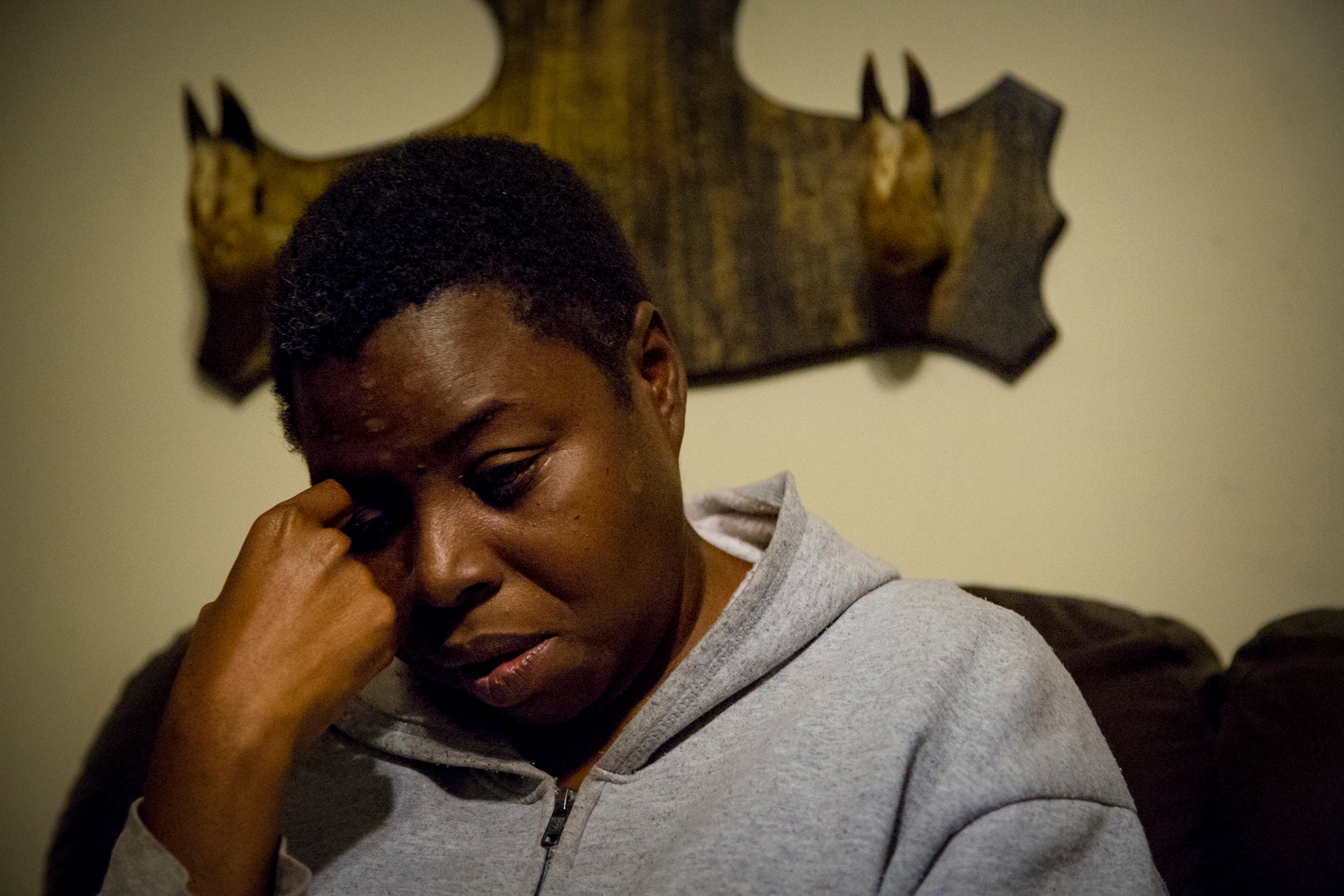 Stevieonna Peoples is hooked up to a town sewage system that doesn’t function properly. Wastewater backs up into her to